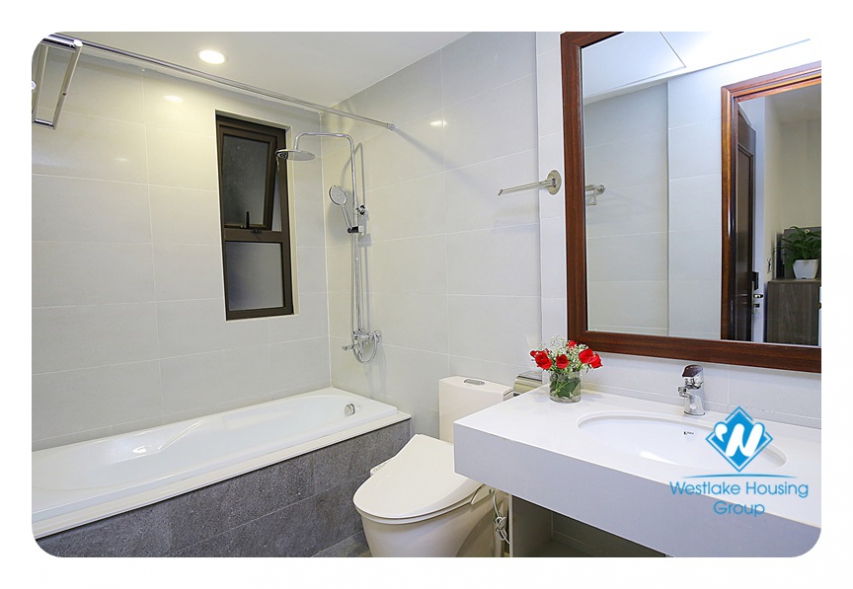 Nice one bedroom apartment for rent in a brand-new building in Ba Dinh